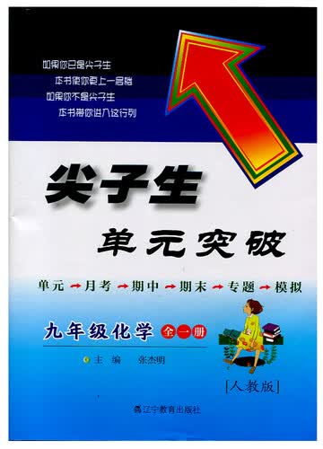 尖子生单元突破：九年级化学全一册（人教版 2014秋）封面