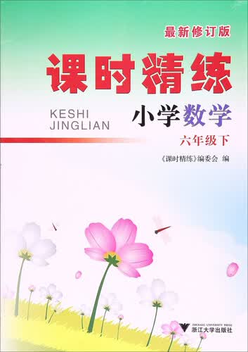浙江大学出版社 6下数学/课时精练小学封面