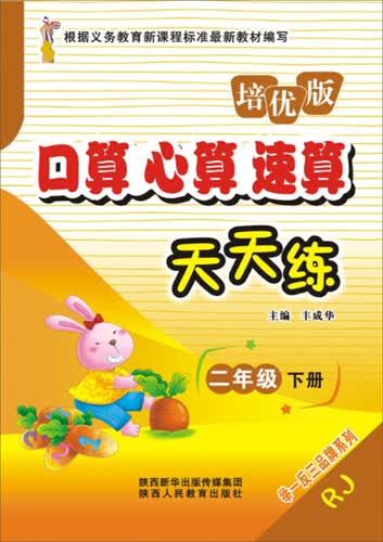 口算心算速算天天练（二年级下册 RJ 培优版）封面