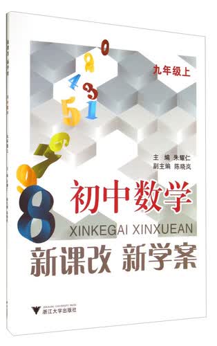 新课改 新学案：初中数学（九年级上）封面