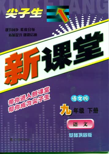 2015春尖子生新课堂：九年级语文下（语文）封面
