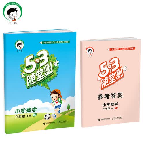 小学数学 六年级下册 RJ（人教版）/2017版53随堂测封面