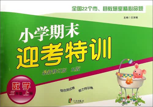 小学期末迎考特训：数学（三年级上册 新修订版 R版）封面