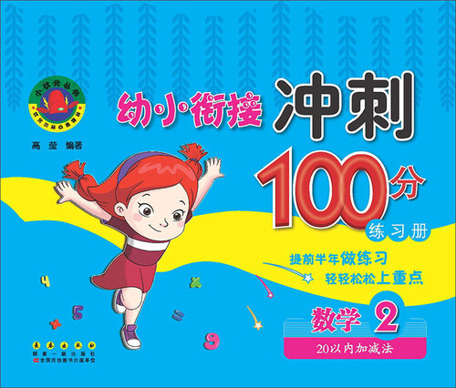 幼小衔接冲刺100分练习册：数学2（20以内加减法）封面
