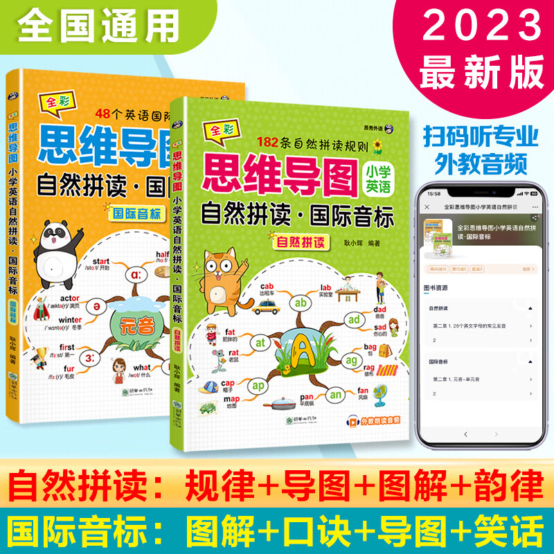 分拆速记英语分拆速记小学1300单词 小学生拼读法英语必背单词大头同学像拼拼音一样 音标自然拼读记单词一本通人教版拆分手册 分拆速记英语1300单词+2册英语思维导图自然拼读 小学通用详情图