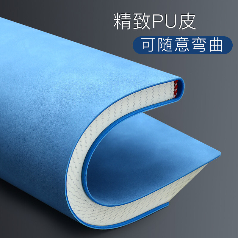 嘉然恒 正方形空白记事本大学生考研本思维导图笔记本草稿本手账本灵光记录手稿本可定制-酒红色详情图