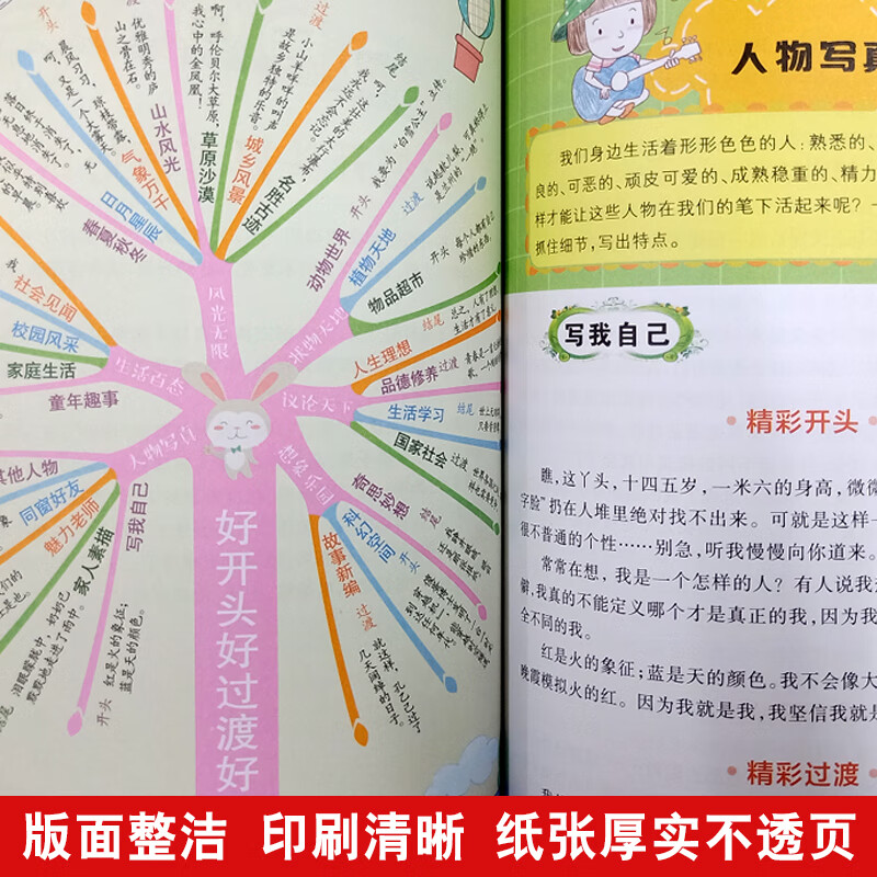中学生作文辞海/集思维导图形象记忆图趣味漫画为一体的新概念作文辅导书详情图