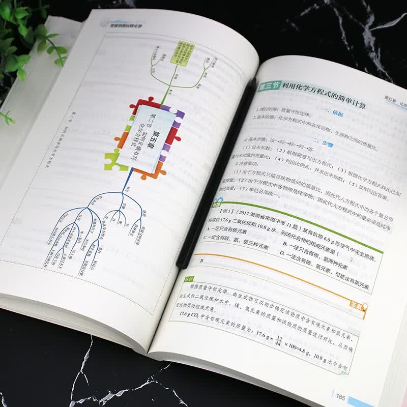 思维导图玩转初中化学 适用七八九年级初中通用详情图