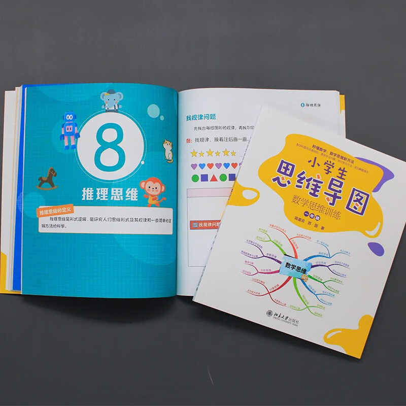 小学生思维导图:数学思维训练(一年级) 小学解题三字诀:可视化 课外阅读暑期阅读学生阅读畅销教辅详情图