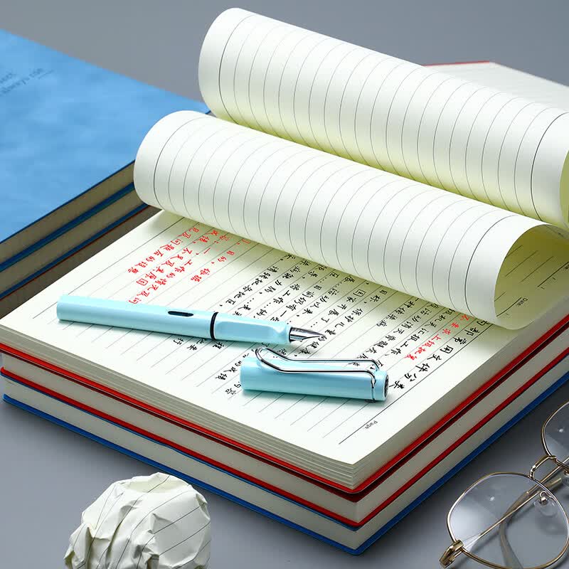 嘉然恒 创意正方形笔记本子高颜值大学生考研复习本软面抄记事本思维导图本子可定制 横线/酒红色详情图