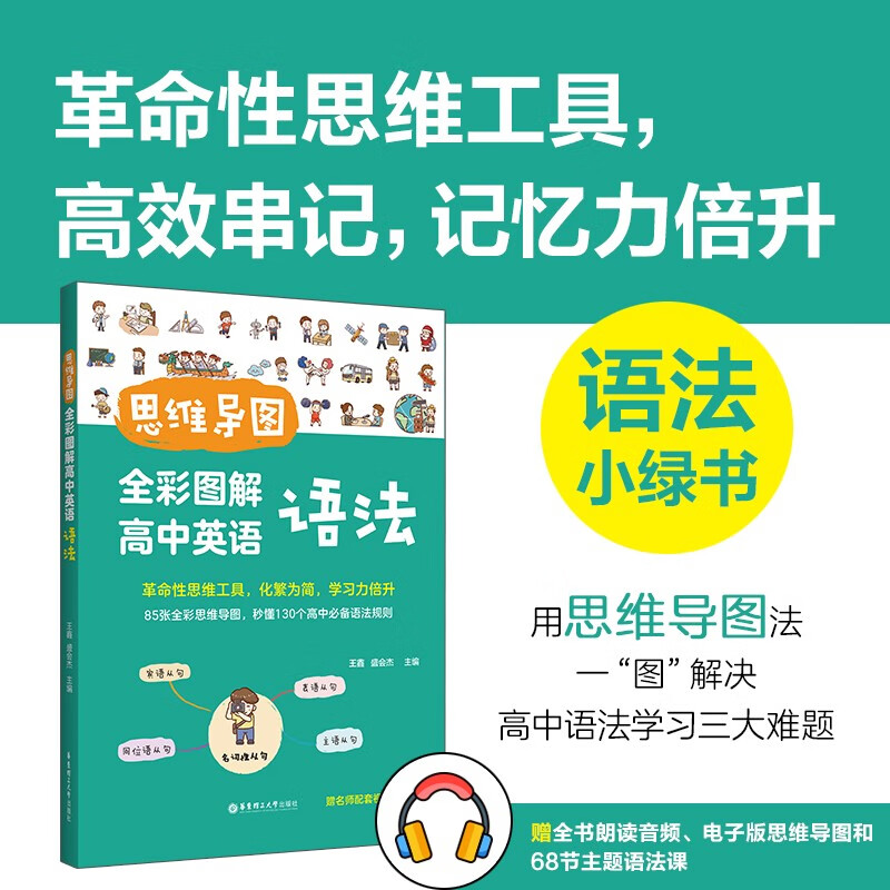 思维导图. 全彩图解高中英语语法（赠名师配套视频讲解课）