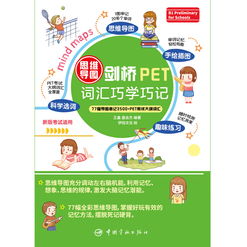思维导图剑桥PET词汇巧学巧记