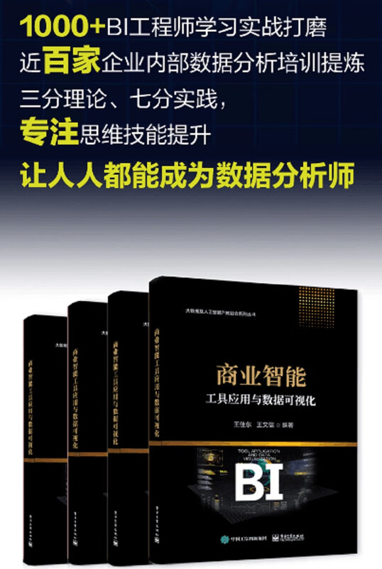 商业智能工具应用与数据可视化详情图