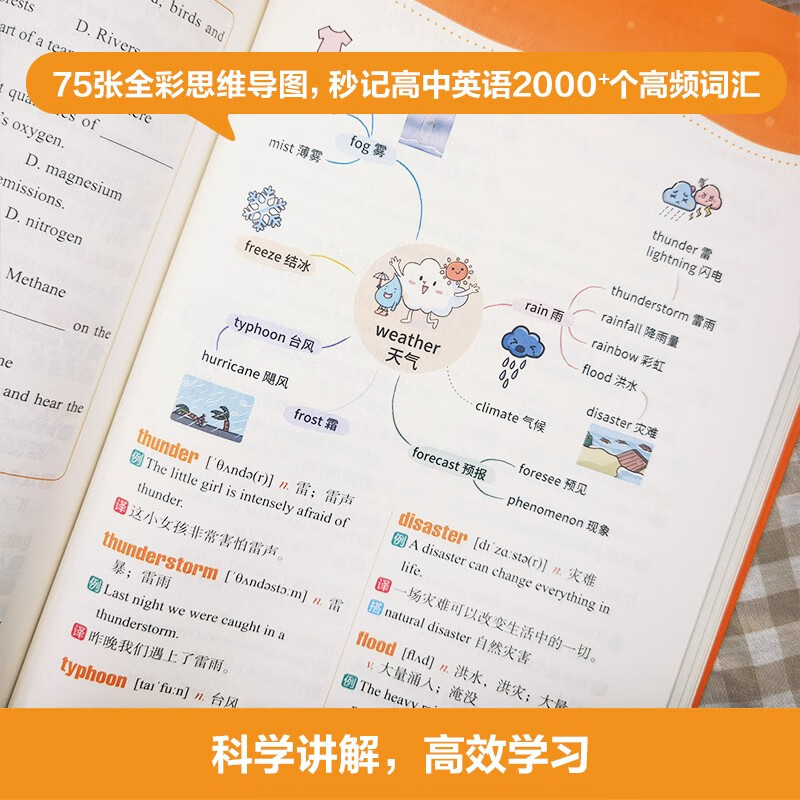 思维导图. 全彩图解高中英语词汇（赠名师配套视频讲解课）详情图