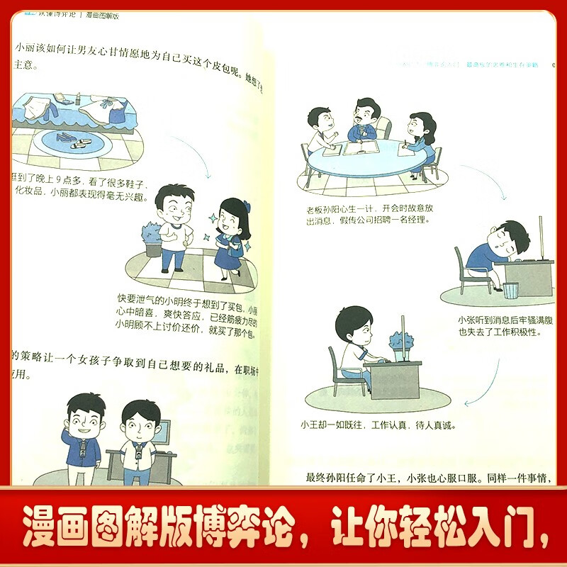 10分钟读懂国富论+10分钟读懂博弈论(全2册)漫画图解版 西方经济学宏观微观经济学基础投资知识读物详情图