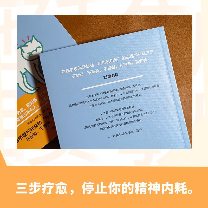 停止你的精神内耗：先完成，再完美（刘墉力荐 哈佛学者刘轩总结与自己相处的心理学行动方法）