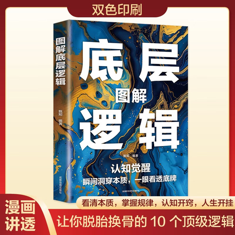 图解博弈论+图解底层逻辑（全2册）社会生活中的高级思维及生存策略 认知觉醒详情图