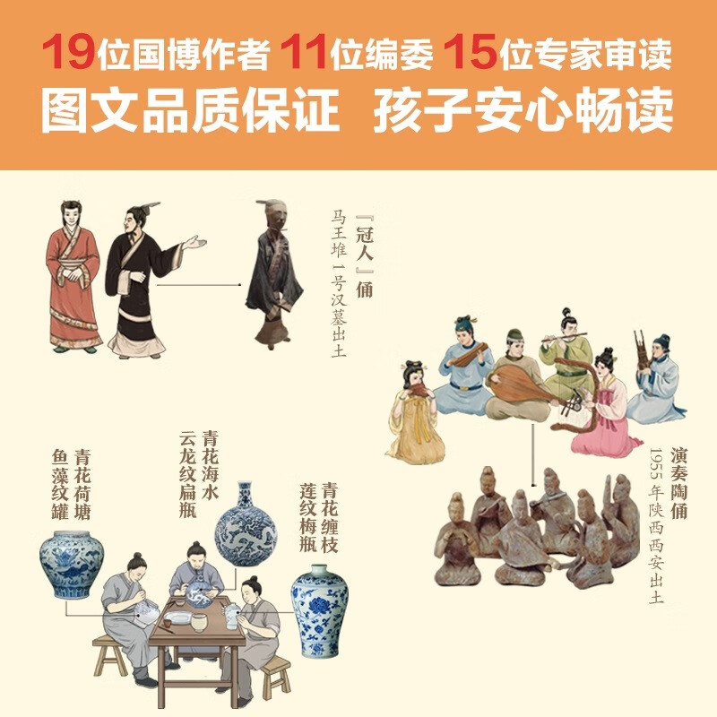 中国国家博物馆儿童历史百科绘本 把国博搬回家 （平装）（1-10册）详情图
