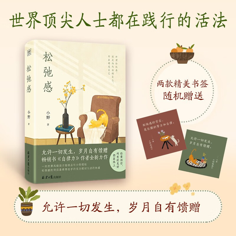 松弛感：人民日报推荐版 畅销书《自律力》作者小野全新力作详情图