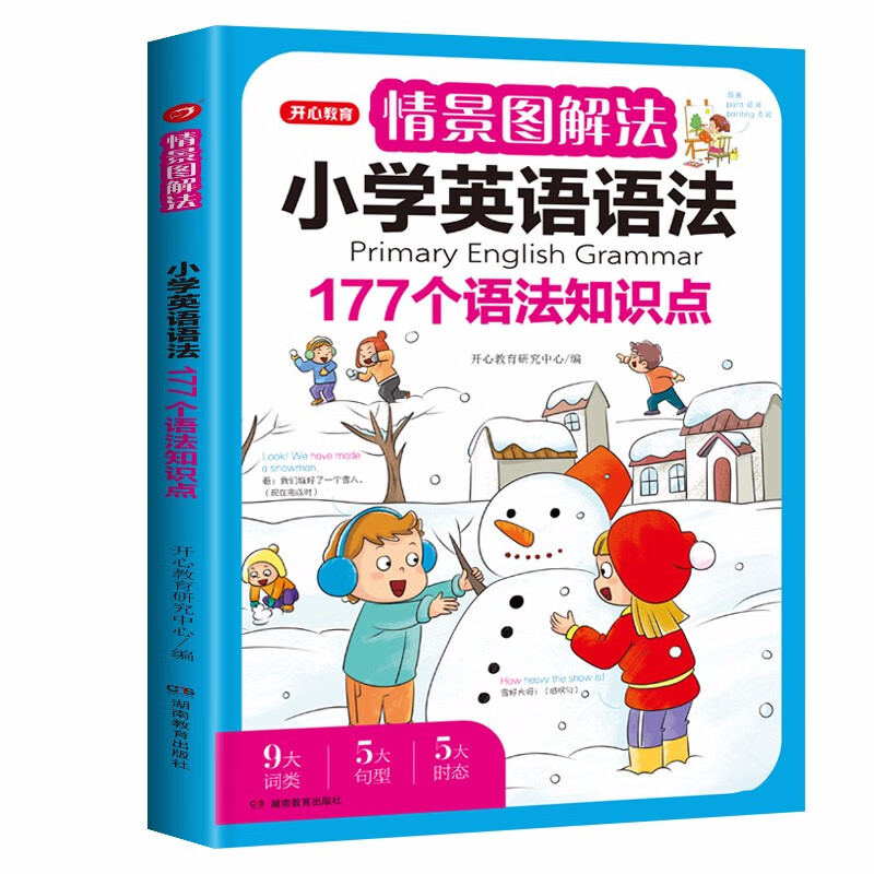 情景图解法小学英语语法大全（含177个语法知识点）分类记忆漫画场景词汇词类句型时态思维导图速记
