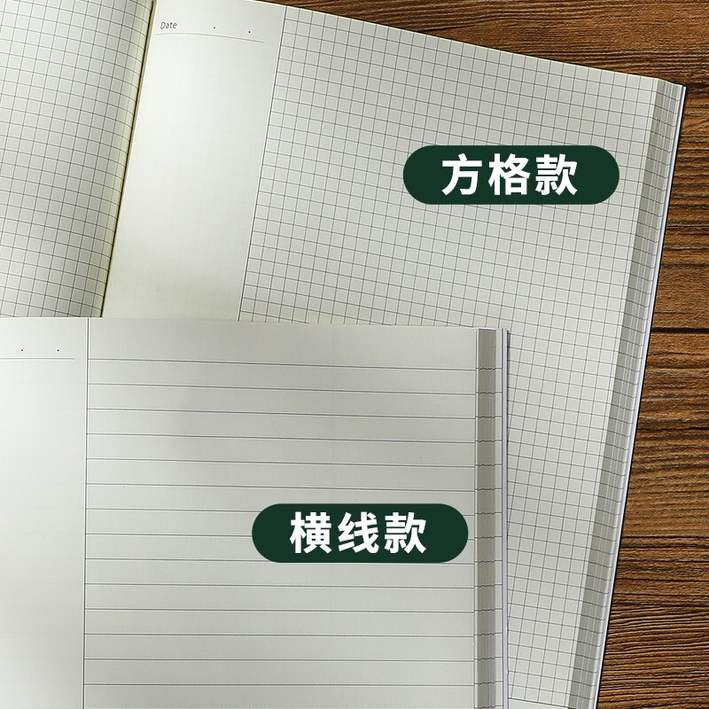 嘉然恒 B5康奈尔笔记本本子学习5R高效记忆思维导图大学生复习考研考公备考记事本-横线款-酒红详情图
