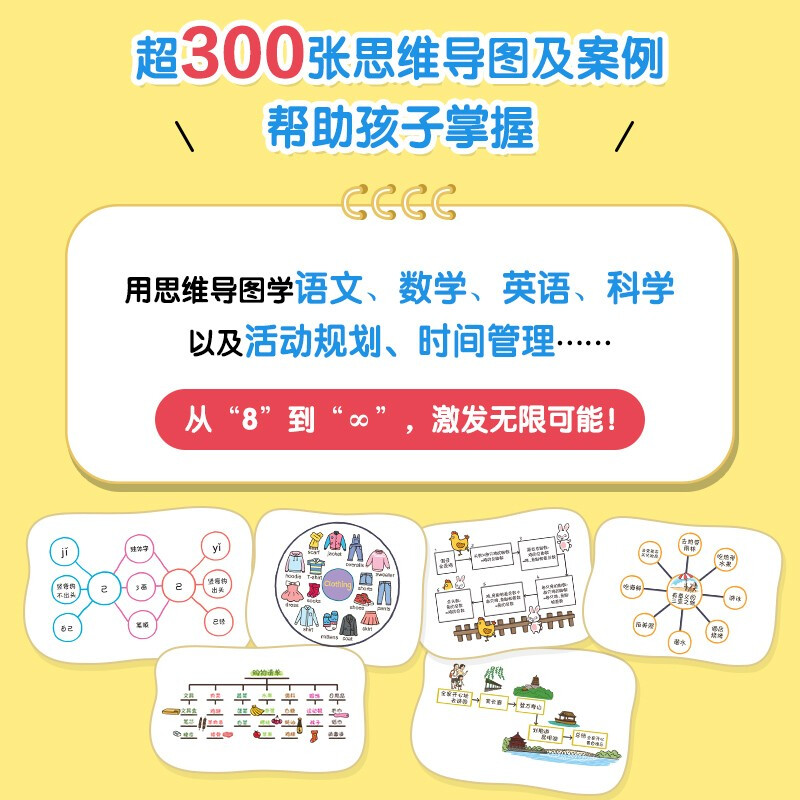 玩转思维导图 让孩子受益一生的8个思维工具(优枢学堂出品)详情图
