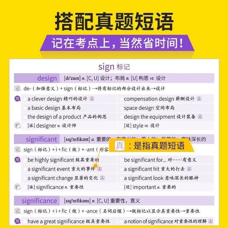 考研英语词汇闪过2026 旗舰版英语一二适用新大纲版英语词汇书单词书高中低频词基础词偶考词超纲词可搭语法长难句历年真题试卷红宝书考研真相张...