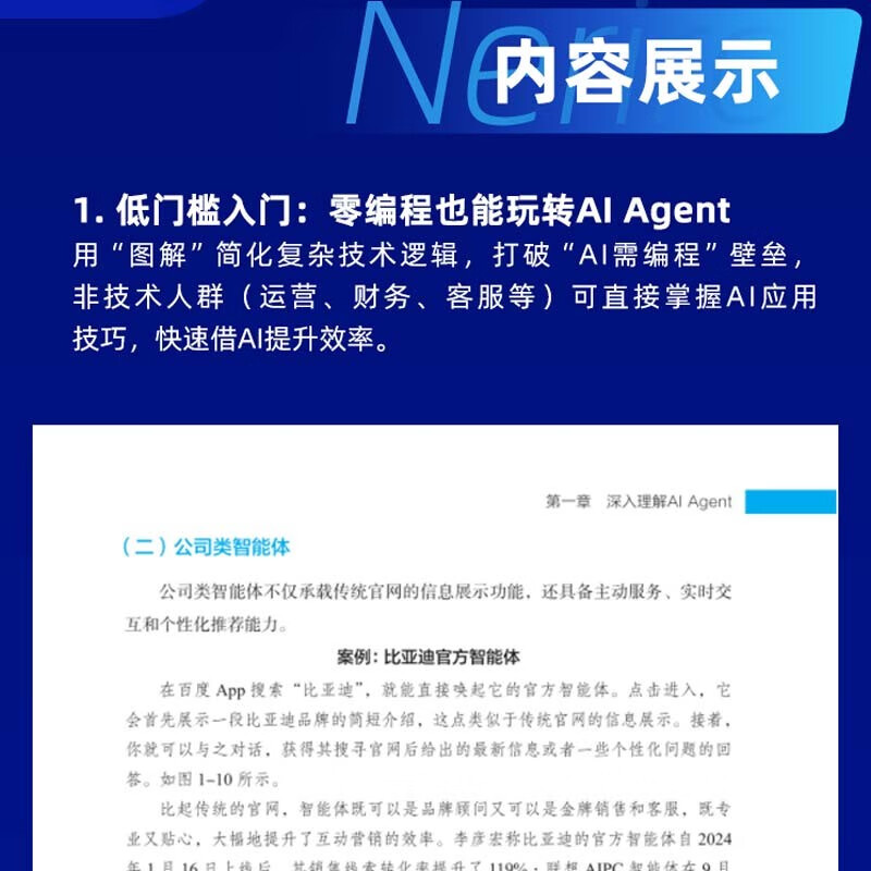 从Deepseek到AI Agent 图解智能体落地指南 行业前景 实战案例 避坑指南 可视化图表 由内而外的AI落地商业化能力拓展详情图