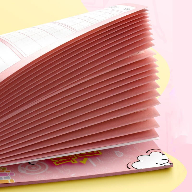 誉禾a5小学生思维导图阅读记录本儿童读书笔记读后感好词好句积累本子4本装 5198绿色