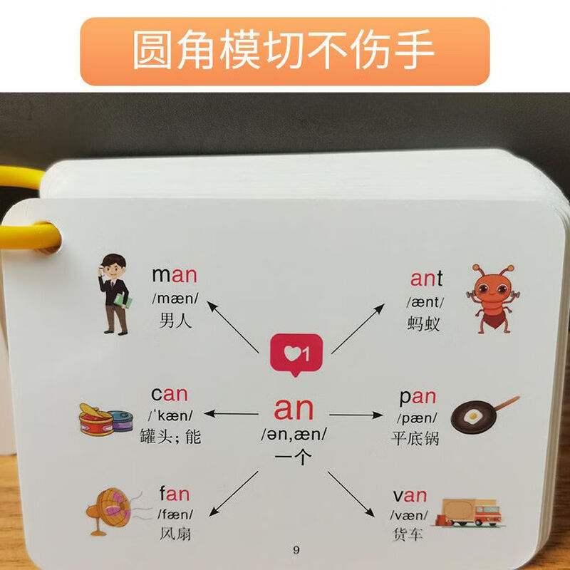 小学英语词汇 思维导图英语词根词缀快速记忆600个英文单词速记词 小学英语思维导图快速记忆卡详情图