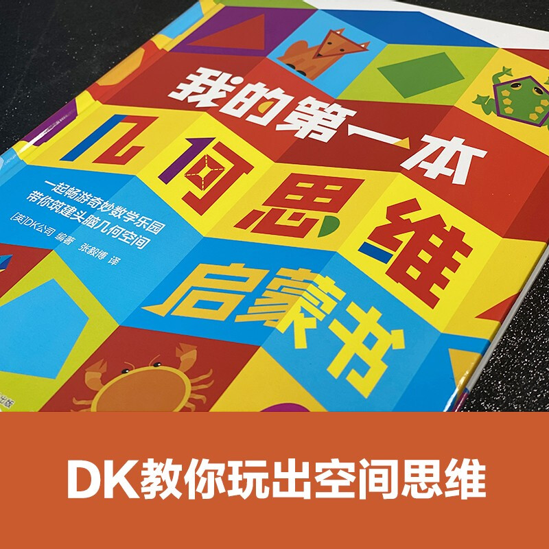 DK我的第一本几何思维启蒙书 数学启蒙 幼儿思维启蒙 立体暑假作业 一升二暑假衔接 小升初暑假衔接详情图