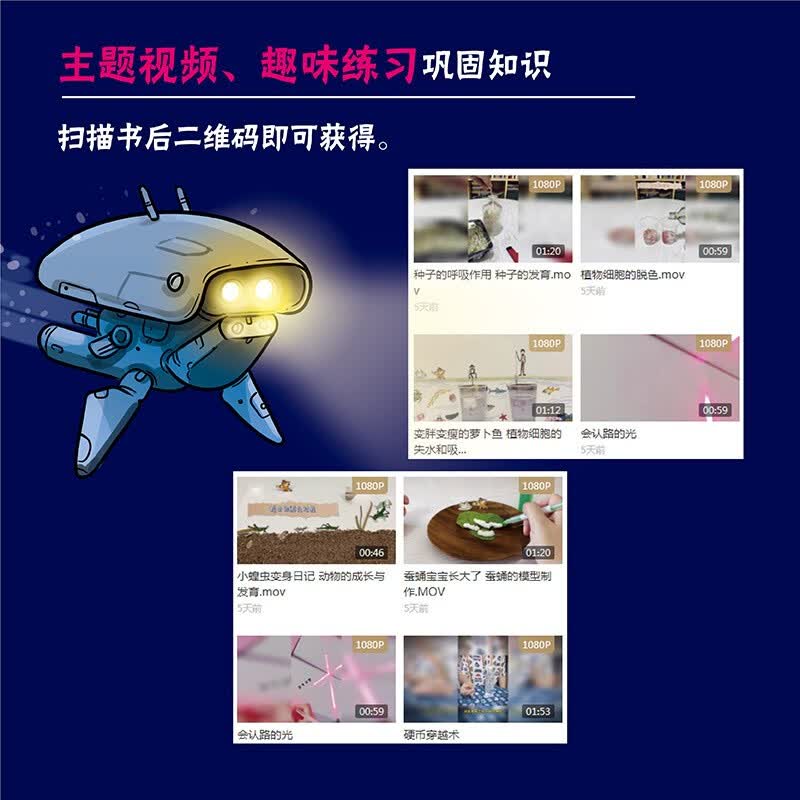 我是学霸数学物理化学生物编程机器人学好基础科学探索前沿科技(套装共6册）详情图