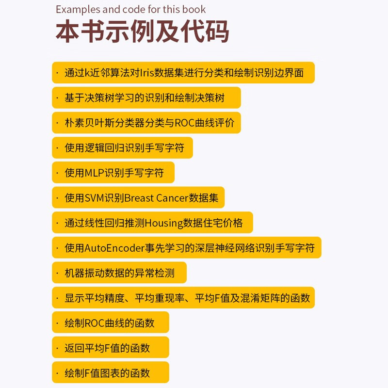 Python机器学习实例及代码分析——识别·预测·异常检测 python机器学习入门 人工智能技术深度学习入门 图像识别 计算机视觉分类数据分析 deepseek教程详情图