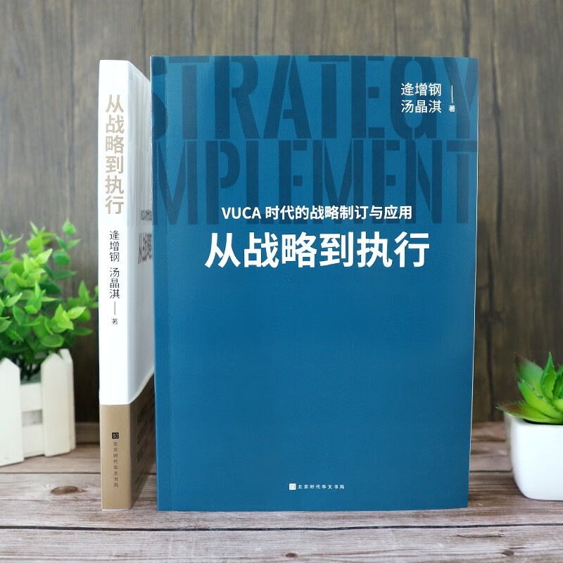 官方正版 从战略到执行 逄增钢汤晶淇著战略管理经管励志畅销书北京时代华文书局