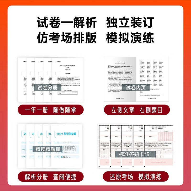 【全场9折】陈正康考研英语2025考研英语一二真题超精读（基础篇）2005-2009考研英语真题试卷集附解析【全新正版/可开发票】详情图
