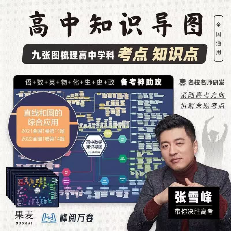 【官方正版-当日发货】九科【科目任选】张雪峰高中知识思维导图2025 高中知识导图 语文知识导图 高中知识导图张雪峰 高中知识思维导图 高中数学...详情图