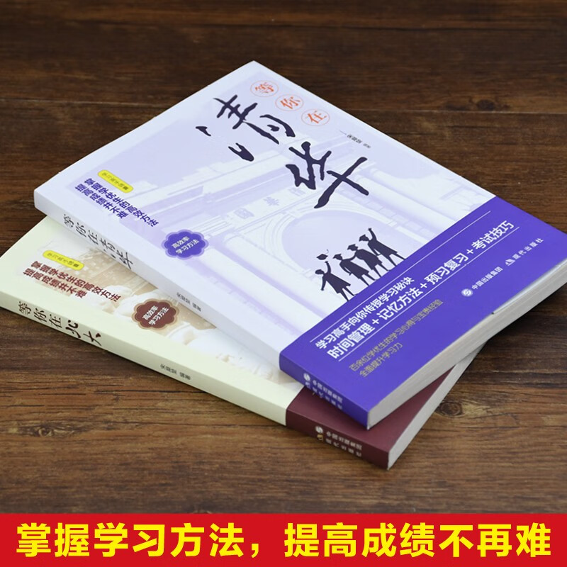 【全2册】等你在北大+等你在清华 青少年励志书籍成长经典中小学生高考抖音畅销书优秀学生的学习心得