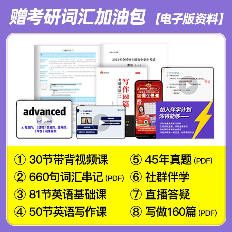 【升级版】考研英语2027词汇闪过分册升级版 考研英语闪过考研词汇 英语一二适用可搭语法长难句历年真题试卷红宝书考研真相张剑李永乐张宇肖秀...