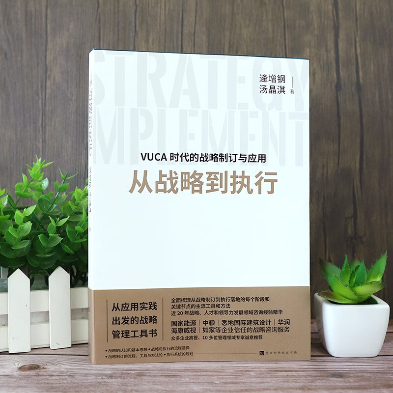 官方正版 从战略到执行 逄增钢汤晶淇著战略管理经管励志畅销书北京时代华文书局