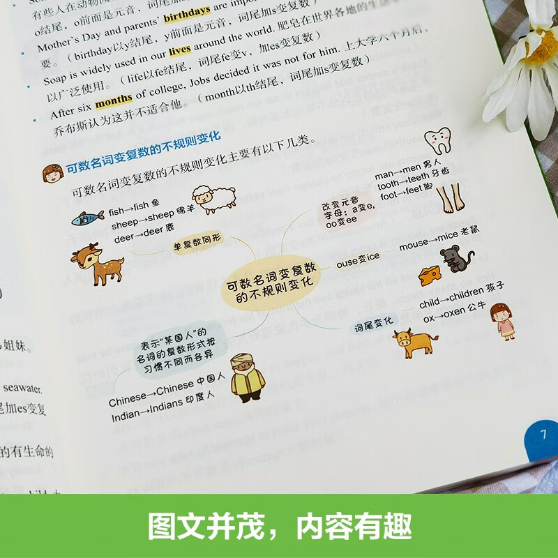 思维导图 全彩图解初中英语语法（赠名师配套视频讲解课）