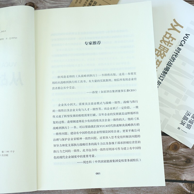 官方正版 从战略到执行 逄增钢汤晶淇著战略管理经管励志畅销书北京时代华文书局