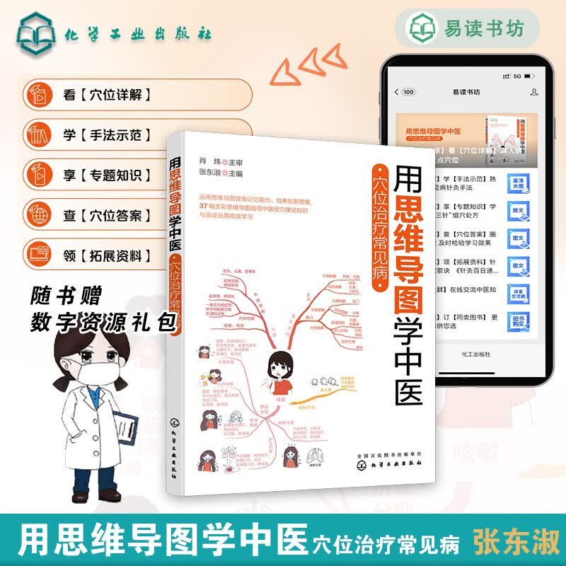 用思维导图学中医——穴位治疗常见病详情图