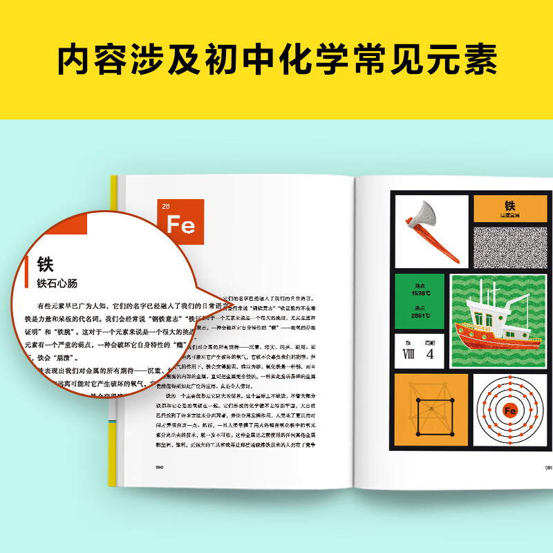 元素周期表趣史  初中化学科普化学启蒙生活中的化学 元素周期表背不出，52个元素故事来帮忙！英国毒理学博士带你发现元素背后的秘密 读客科普文库 元素周期表趣史详情图