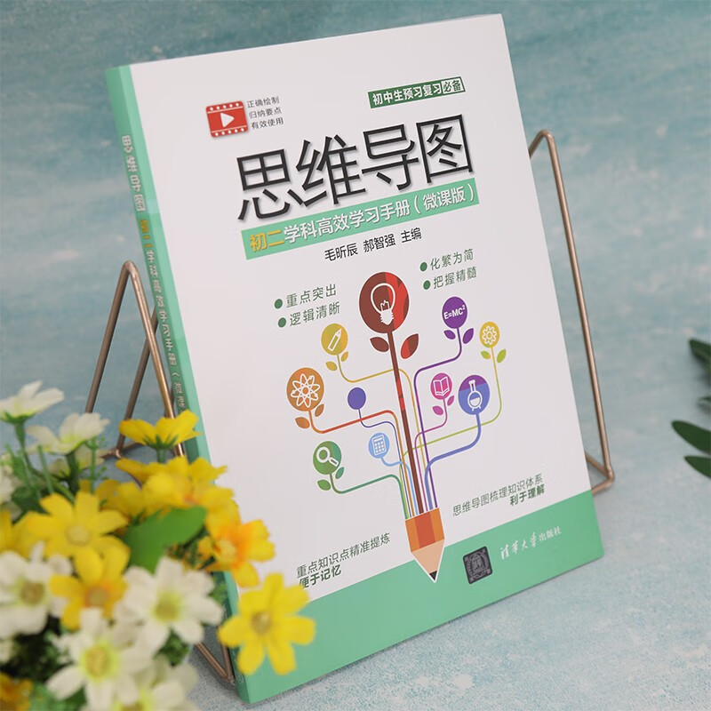 思维导图初二学科高效学习手册（微课版）详情图