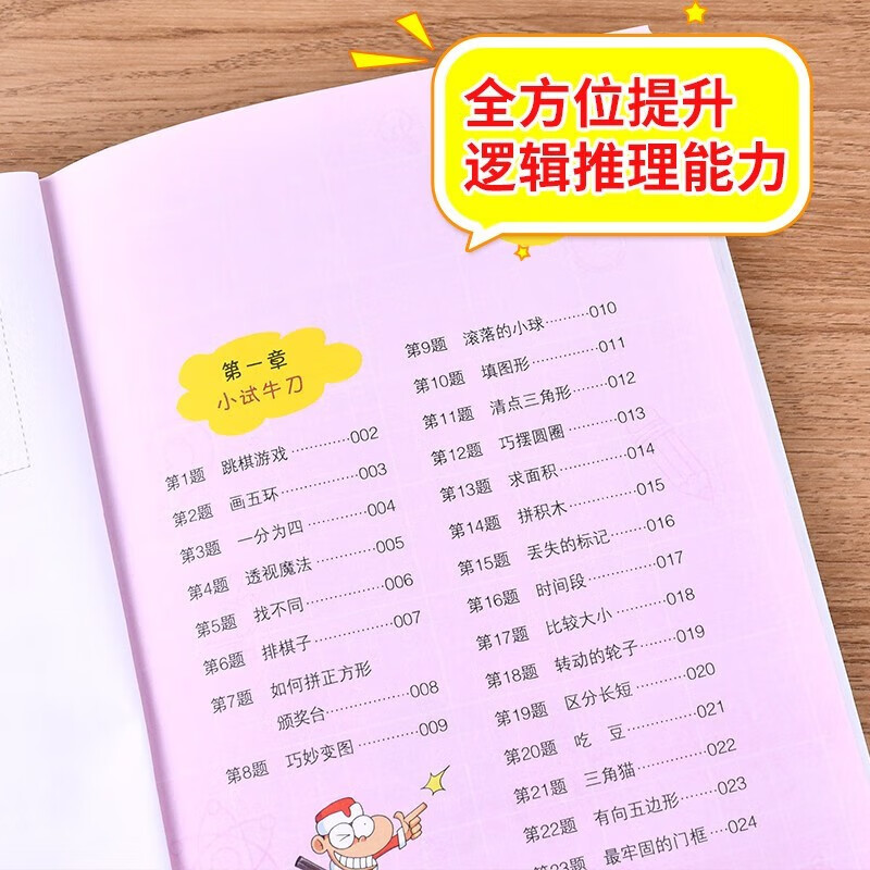 全脑开发思维训练书（5册）一分钟破案+逻辑推理游戏+脑筋急转弯+火柴棍游戏+数学烧脑游戏 儿童逻辑逆向思维推理漫画书 儿童左右脑逻辑思维 智力开发专注力训练书籍详情图