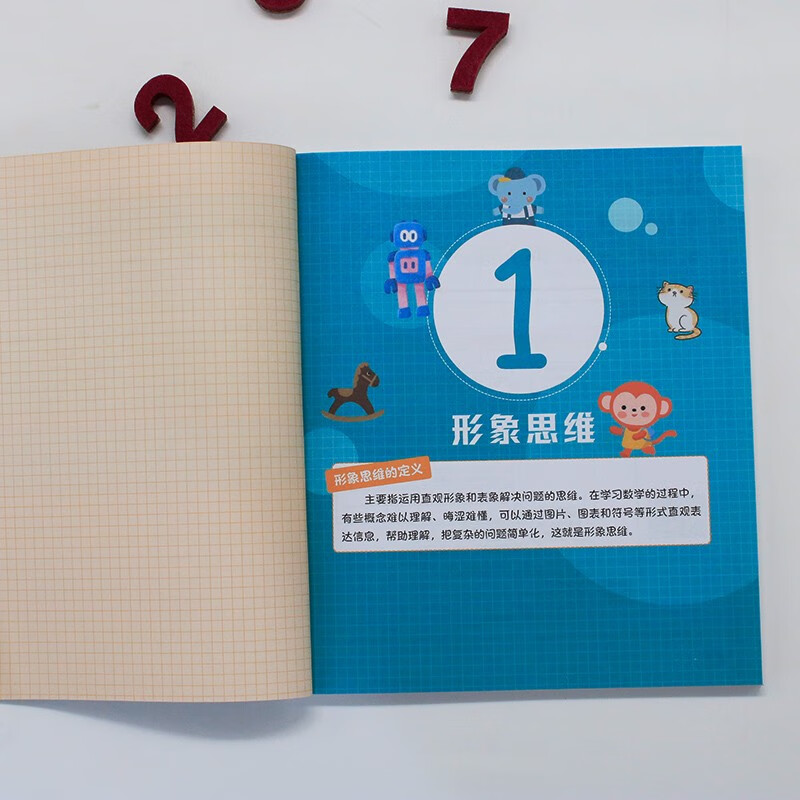 小学生思维导图：数学思维训练（四年级）小学解题三字诀：可视化 课外阅读暑期阅读学生阅读畅销教辅详情图