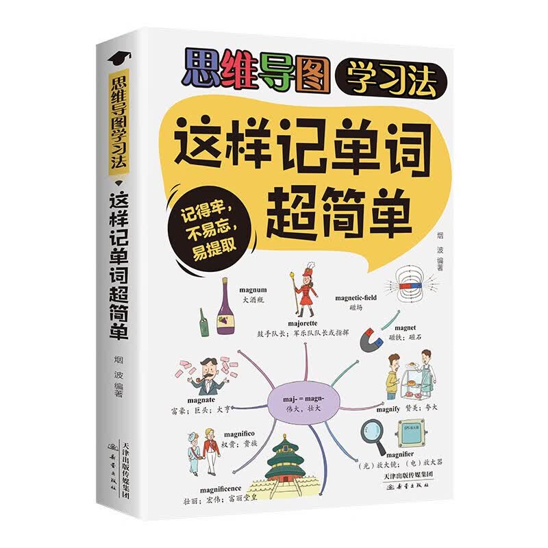 思维导图学习法·这样记单词超简单 记得牢不易忘易提取找到好方法事半功倍地提高学习效率激发对英语的兴趣节省学提升学习兴趣及效果 这样记单...详情图