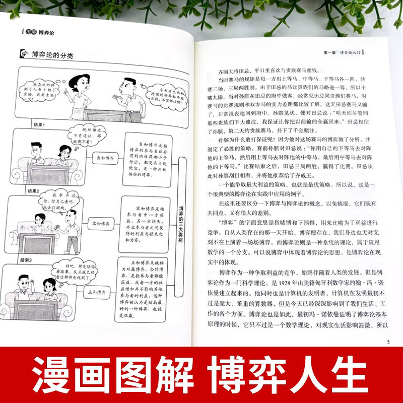 图解博弈论正版书籍 一看就懂一学就会的日常生活中的博弈策略和高级思维详情图