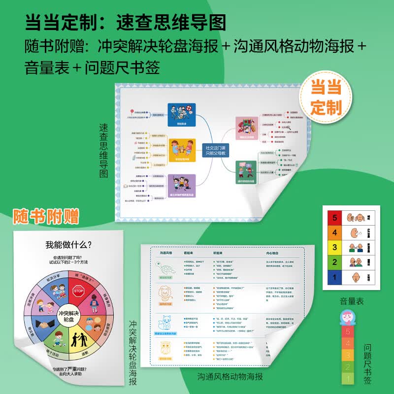 【当当正版书籍】社交这门课，只能父母教 （社交小技能思维导图）著名教育专家唐雯新作详情图