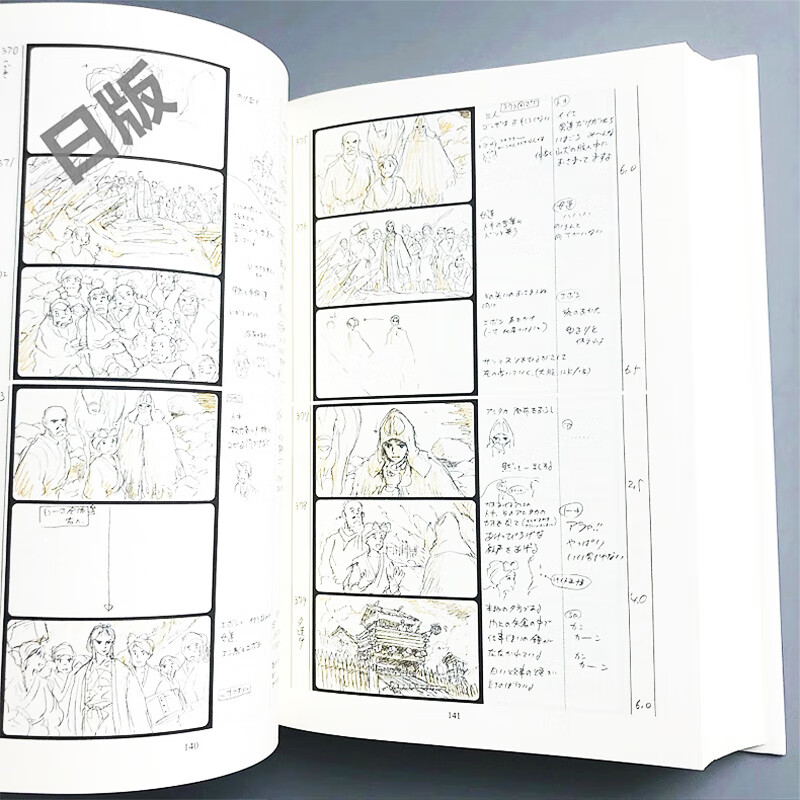 现货 日版】もののけ姫 幽灵公主 吉卜力绘画分镜全集11 电影分镜头绘本 宮崎駿 宫崎骏 9784198614751